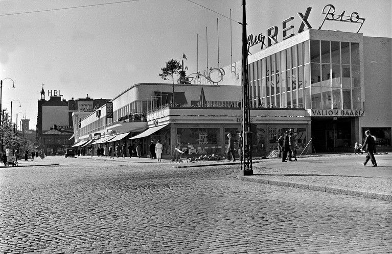 Lasipalatsi vuonna 1936 (Kuva: Aarne Pietinen, HKM).